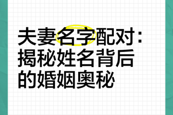 免费姓名配对测试揭秘两人关系的神秘联系