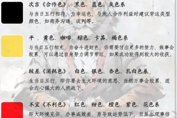 每日五行穿衣指南2024年3月13日