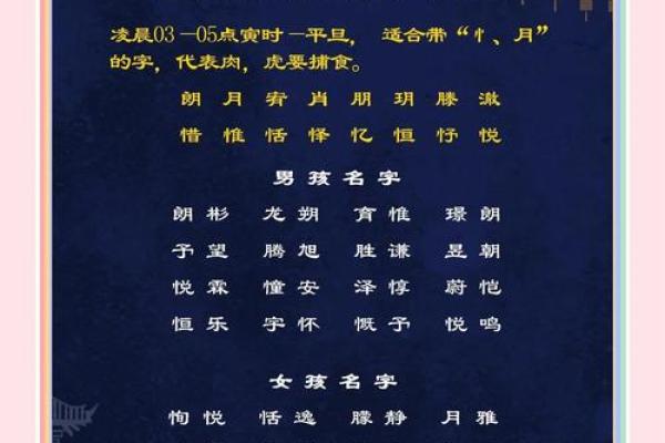 早上8点出生的属虎男孩如何起名，应用什么字姓名