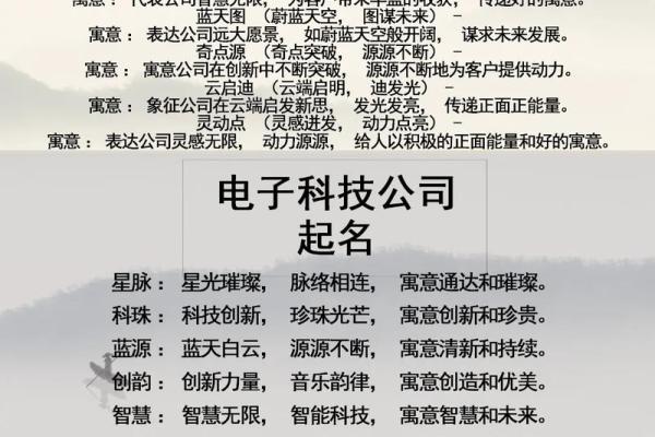 科技公司名称大全-名字大全姓名