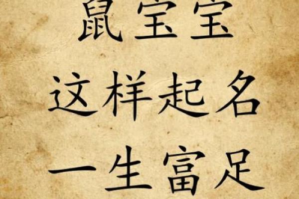 属鼠丑时的男孩应该怎样取名字，宜用哪些字姓名