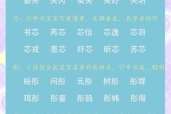 论如何取好属鼠申时出生男孩的名字姓名