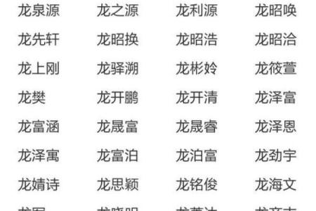 10月份出生的属龙男孩如何取名字姓名